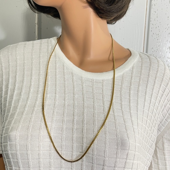 Monet Jewelry - Monet Vintage Gold tone Chain Necklace 15"